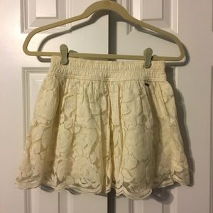 🆕 Hollister lace mini skater skirt NWOT